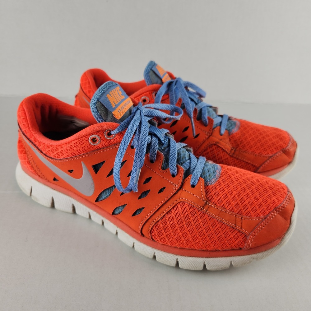 Nike Flex Experience RN 2013 Women's Running Shoes Orange Blue Size 10